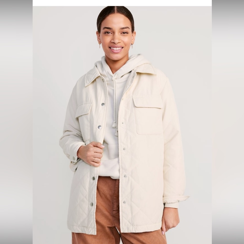 NWT ON Quilted Utility Shacket